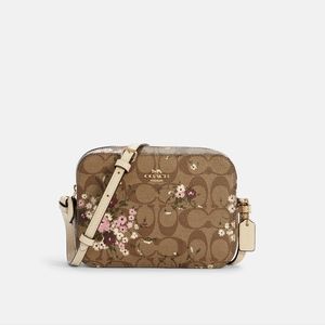 Coach Mini Camera Bag Evergreen Floral